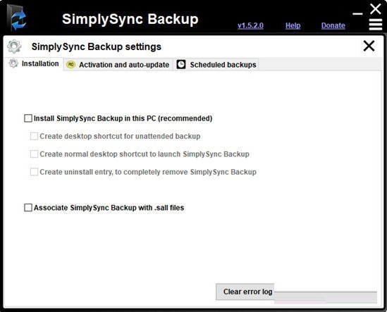 SimplySync Backup下载_SimplySync Backup（系统备份工具）  V1.5.2.0 英文绿色版 应用程序